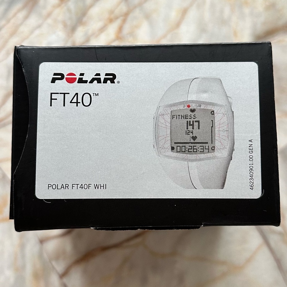 Polar FT40 Heart Rate Monitor with chest strap and brand new battery